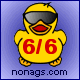 6/6 Ducks Rating on NoNags.com!