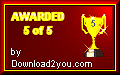 5/5 Stars on Download2you.com!