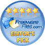 5 Star rating on FreewareFiles.com!