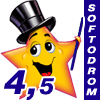 4.5/5 Rating on Softodrom.ru!