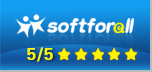 5 Stars on SoftforAll.com!
