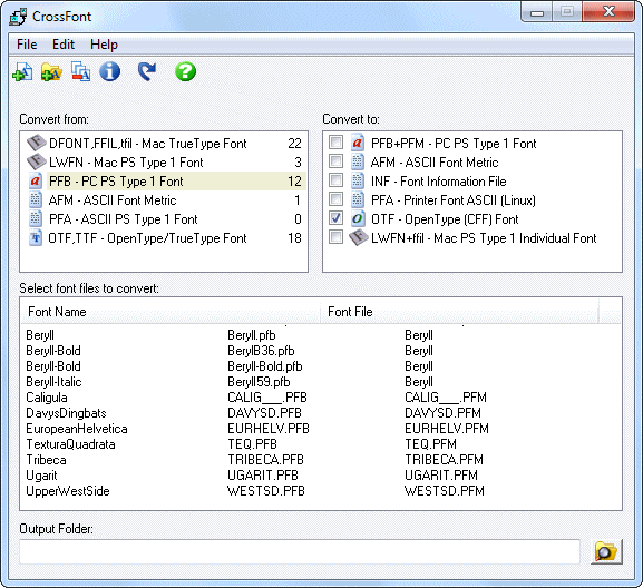 Click to view CrossFont 7.4 screenshot
