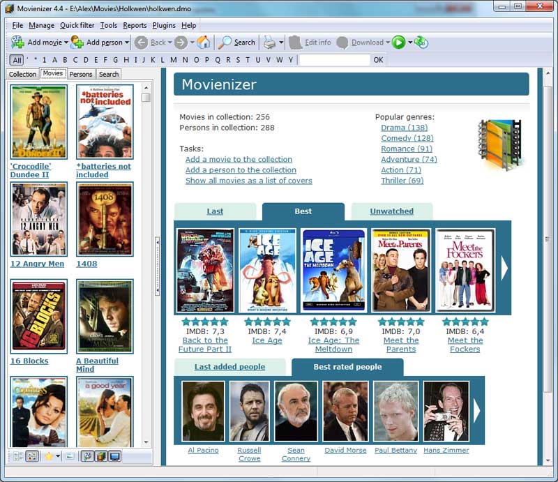 Click to view Movienizer 9.1 screenshot