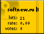 Оценка и статистика программы на SoftNew.ru