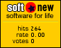 Оценка и статистика программы на SoftNew.ru