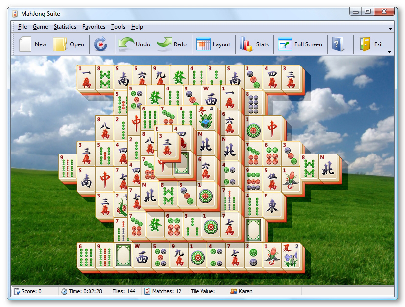 Click to view MahJong Suite 14.0 screenshot