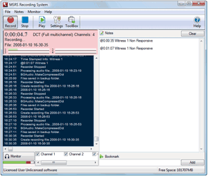 Click to view MSRS Court and Conference Recorder 4.13 screenshot