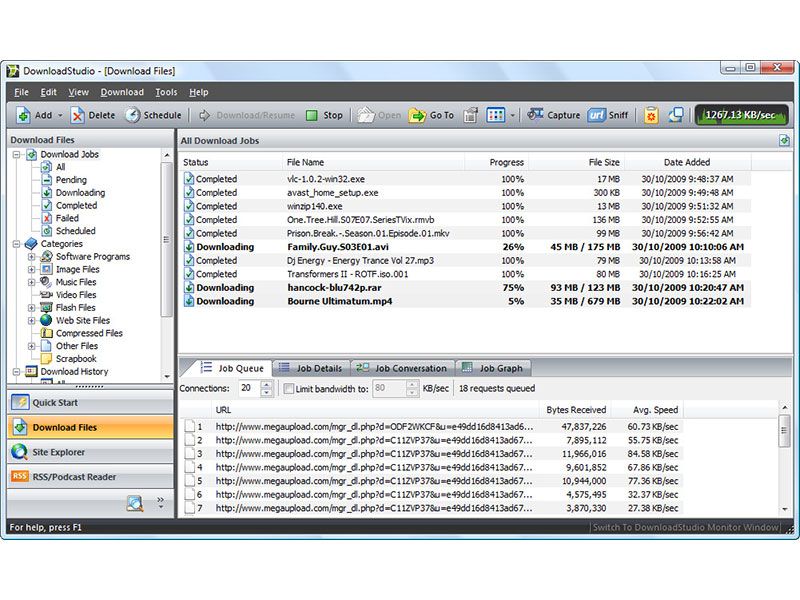 Click to view DownloadStudio 10.0.4.0 screenshot
