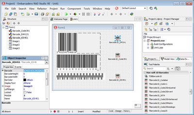 Click to view 1D Barcode VCL Components 9.2.1.2115 screenshot