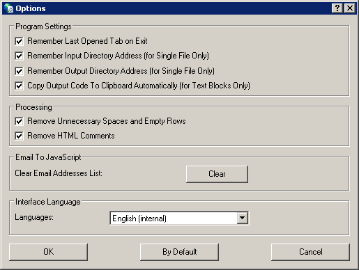 Easy HTML To Any Script Converter: 