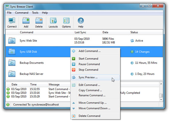 Click to view SyncBreeze Server 8.4.26 screenshot