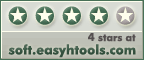 Rated 4 stars on Soft.EasyHTools.com