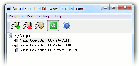Click to view Virtual Serial Port Kit 5.5.5 screenshot